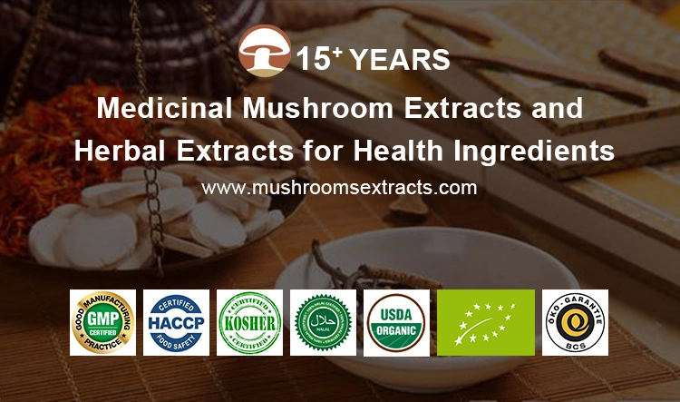 Organic Cordyceps Militaris Mushroom Plant Extract Mushroom Tremella Herbal Powder Blend