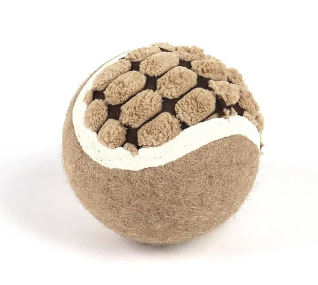 Hot Sell Eco-Friendly Plush Tennis Ball Interactive Training Ball Pet Product